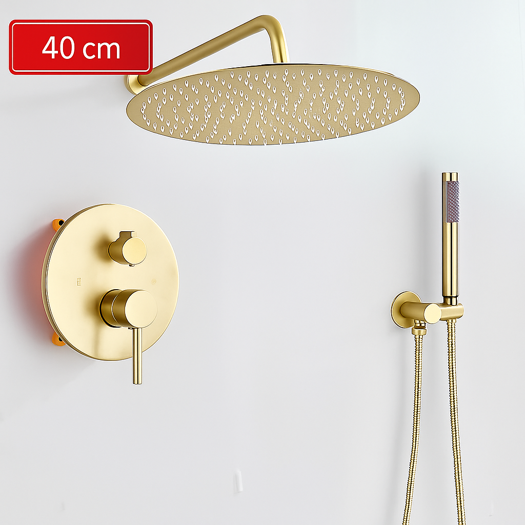 Gouden Regendouche Set