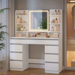 Make-up tafel met LED spiegel