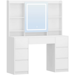 Luxe Kaptafel met LED-verlichting en Grote HD-Spiegel