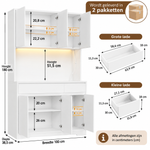 Keukenkast met LED verlichting