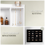 Luxe Kaptafel met LED Spiegel & Verborgen Opbergruimte