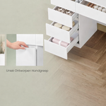 Luxe Kaptafel met LED Spiegel & Verborgen Opbergruimte