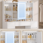 Luxe Kaptafel met LED-verlichting en Grote HD-Spiegel