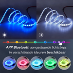 LED Vitrinekast 80x40x160 cm – Moderne Zwarte Kast met App Gestuurde Verlichting