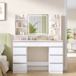 Make-up tafel met LED spiegel