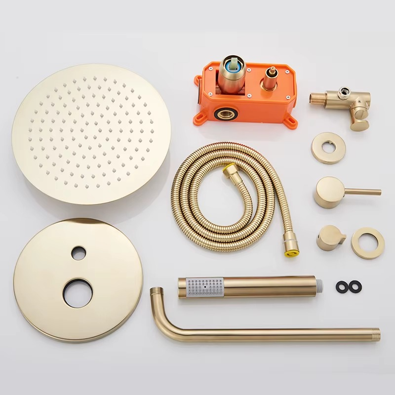 Gouden Regendouche Set