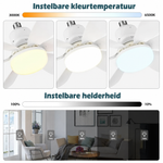 Plafondventilator met LED Verlichting