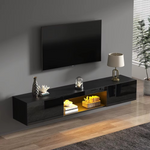 Hoogglans LED TV-Meubel – 160 cm Zwart