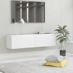 Zwevend TV-Meubel 120 cm – Zwart | Strak & Functioneel