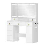 Make-up Tafel met LED verlichting + stopcontacten