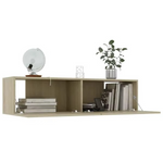 Zwevend TV-Meubel 120 cm – Zwart | Strak & Functioneel