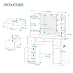 Multifunctionele Kaptafel met LED-verlichting