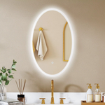 Ovale LED Badkamerspiegel