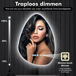 LED spiegel traanvormig