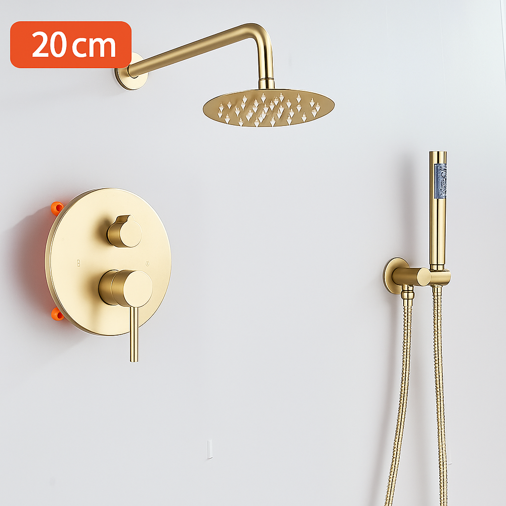 Gouden Regendouche Set