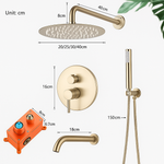 Gouden Regendouche Set