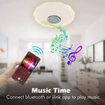 Plafond lamp met speaker & smartfunctie