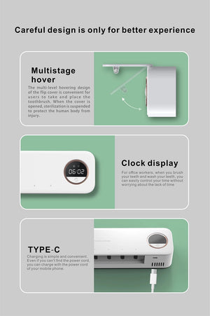 Xiaomi tandenborstelhouder met multifunctioneel display